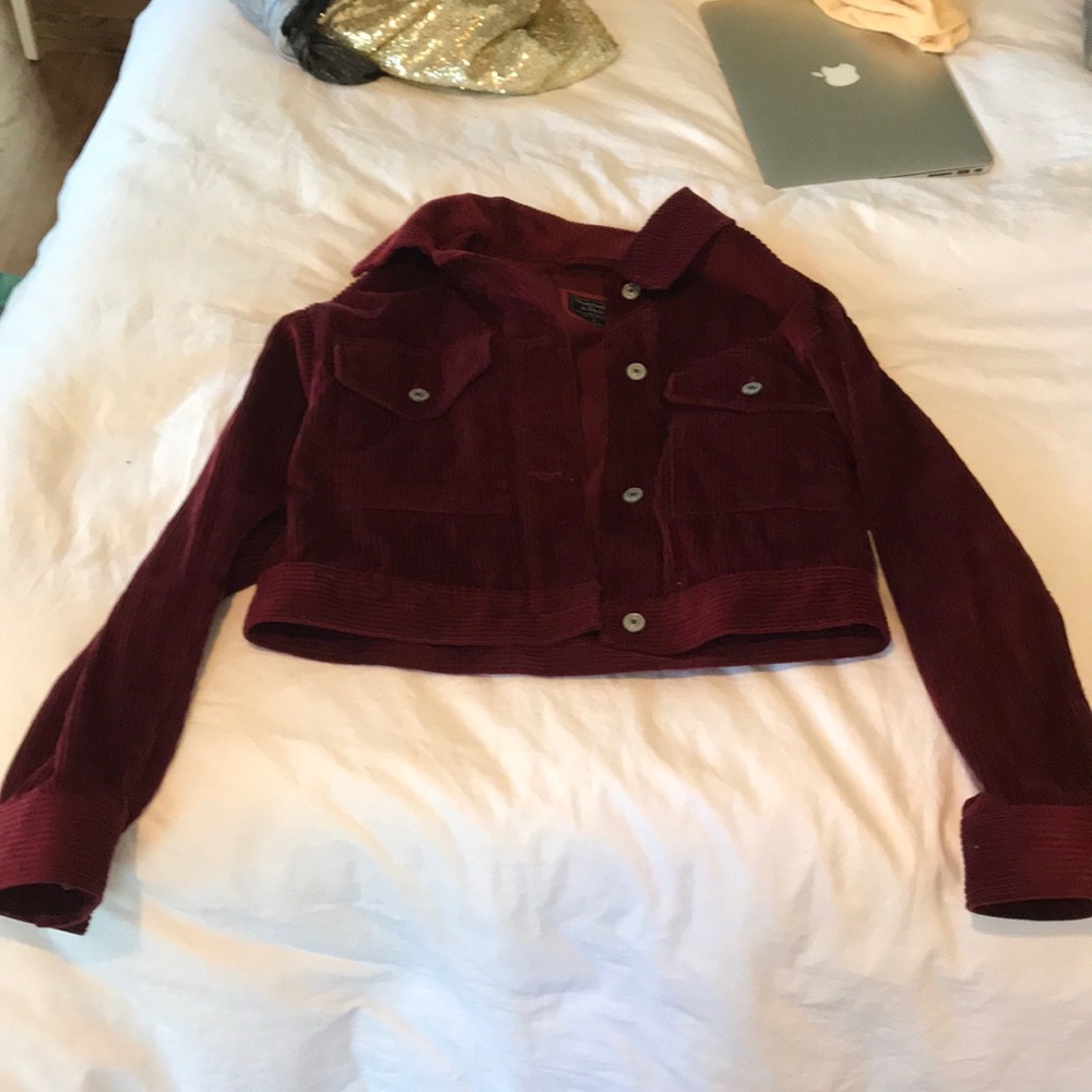Red Abercrombie & Fitch jacket